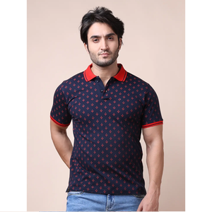 เสื้อยืดแขนครึ่งคอโปโลเมอร์เซริสเสื้อยืดแฟชั่นพิมพ์ลายใส่สบายมีสไตล์ - Product Image 1