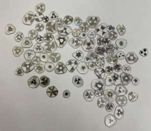 Trapiche Lâche Diamant Bijoux Naturel Trapiche Noir Et Blanc Diamant Bijoux - Product Image 6