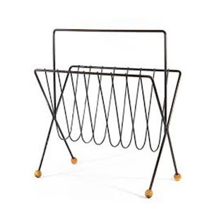 Revistero plegable de hierro forjado, soporte - Product Image 4