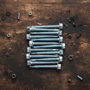 Vis autoperceuses à tête hexagonale avec rondelle, revêtement en zinc de qualité supérieure (métrique/pouce), classe 8, haute résistance, résistantes à la corrosion, filetage profond et grossier - Product Image 1