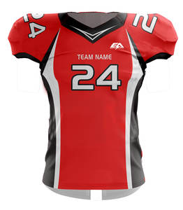 Maillot de Football Américain Personnalisé Polyester Spandex Matériel Drapeau Motif Formation Image Logo Couleur Personnalisation Pack 1pcs quantité minimale de commande - Product Image 1