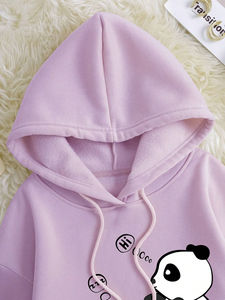 Sudadera con Capucha de Invierno de Alta Calidad para Mujer, con Estampado Puff, Bordado 3D, Nuevo Diseño, Venta al por Mayor, MOQ, Hecho en Pakistán - Product Image 3