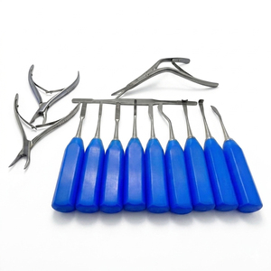Ensemble d'instruments de rhinoplastie pour la préservation des os nasaux, en acier inoxydable réutilisable, pour procédures de chirurgie plastique nasale - Product Image 4