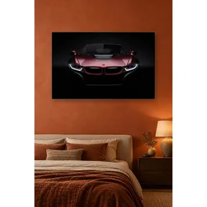 Impression sur toile Fida Glow-in-the-Dark Red BMW i8 - Product Image 3