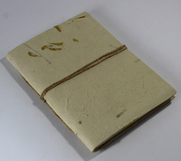 Papier de coton recyclé fait à la main écologique Style antique Khata Bahi Vintage Journal papier de chanvre couverture souple