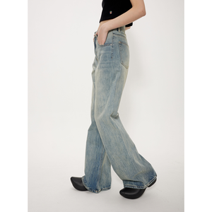 Exclusive Super Skinny Light Blue Wash Distressed <b>Jeans</b> for Women New Fancy Style with Ripped Truth International Denim Fabric - Product Image 2