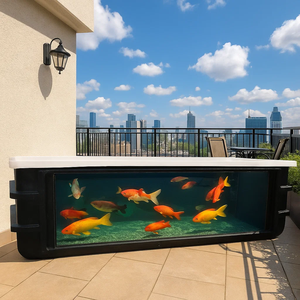 Bac d'élevage de poissons en plastique personnalisé, écologique, pour l'aquaculture RAS, prix d'usine, réservoir d'eau - Product Image 2