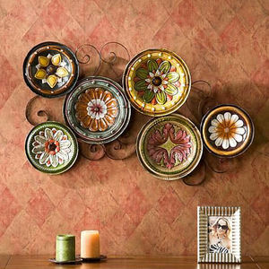 รูปปั้นตกแต่งผนังแผ่นโลหะเคลือบหลายสีสำหรับปาร์ตี้งานแต่งงาน - Product Image 2