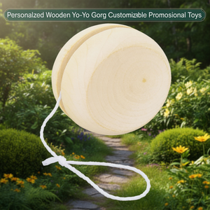 Yo-Yo in Legno Personalizzabile, Giocattoli Promozionali Personalizzabili - Product Image 3