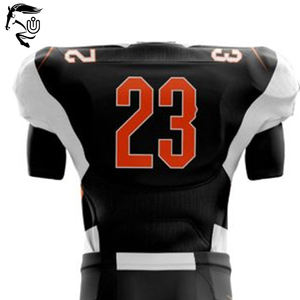 Conjuntos de uniformes de fútbol americano al por mayor, el mejor equipo OEM, uniformes de juego de práctica de color sólido personalizados para adultos, uso deportivo - Product Image 6