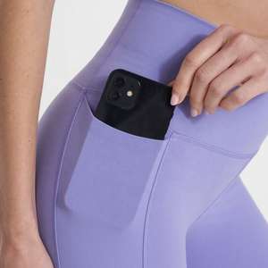 กางเกงเลกกิ้งเอวยางยืดสำหรับผู้หญิงกางเกงเลกกิ้งใส่เล่นโยคะลำลองไม่ยับ - Product Image 5