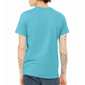 T-shirts pour hommes en 100% coton de haute qualité T-shirt vierge brodé de poids lourd personnalisé brodé de broderie imprimée vente en gros - Product Image 3