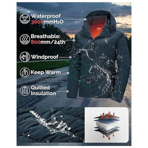 Veste matelassée épaisse et respirante pour femme, col rond, fermeture éclair, manteau chaud d'automne, vêtements d'extérieur, veste matelassée - Product Image 3