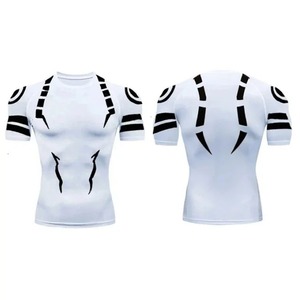 Rashguard ชุดกีฬารัดกล้ามเนื้อสำหรับผู้ชายชุดออกกำลังกายวิ่งออกกำลังกาย - Product Image 6