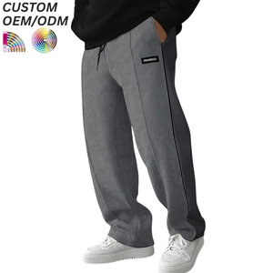 Pantalon Chino Homme Grande Taille 100% Coton Coupe Ample Décontracté Business Personnalisable Logo OEM ODM Prise en Charge pour la Fabrication de Marques - Product Image 5