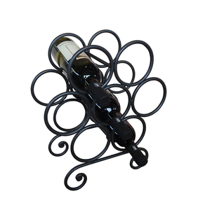 High Selling <b>Metal</b> Wine Bottle Display Stand Standard Quality Party Natural Polished Wine Bottle <b>Holder</b> Stand - Product Image 3