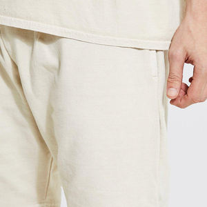 Logo privé été t-shirts et shorts ensembles régulier 100% coton coupe-vent léger cordon de serrage fermeture fait Sialkot Pakistan - Product Image 6