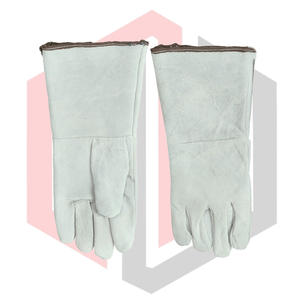 Gants en cuir avec paume renforcée, taille unique, antistatiques, résistants aux déchirures, poignet en tricot, épaisseur de 11 oz, 14 pouces - Product Image 5