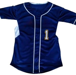 Maillot de baseball et de softball unisexe personnalisé de haute qualité avec impression ou broderie personnalisée, logo par sublimation, maillot en mesh - Product Image 1