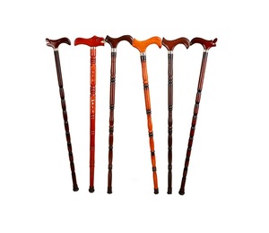 High Quality Vintage Handmade Oak Maple Wood Cane Lightweight Breathable Outdoor Hiking Anti Slip Adjustable Length Customizable - Product Image 5