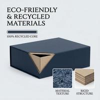 Boîte cadeau de luxe en carton rigide pliable avec logo personnalisé et fermeture magnétique pour parfum, vêtements, soins de la peau, vente en gros OEM