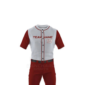 Professional <b>Baseball</b> Uniform <b>Set</b> Breathable Polyester Team Wear Mens <b>Baseball</b> Uniform Custom Design Jersey And Pants <b>Set</b> - Product Image 4