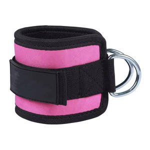 Correa de Tobillo de Neopreno para Gimnasio con Logotipo Personalizado, con Anillo en D, Acolchado Grueso, Ajustable, Accesorio de Entrenamiento para Hombres y Mujeres - Product Image 1