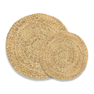 Top Products PLACEMATS EN HYACINTHE D'EAU SOUS-VERRE/MAST Protégez la surface de votre table avec des sets de table décoratifs - Product Image 1