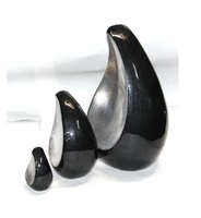 Urne funéraire moderne de style américain de haute qualité de la marque ZHE, en forme de goutte d'eau, pour cendres humaines et animales, capacité de plus de 50cc, logo accepté