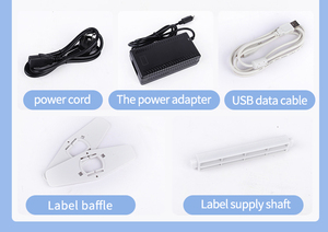 XP-420B vận chuyển máy in nhãn mã vạch 4x6 Máy tính để bàn mã vạch Nhãn dán nhãn Máy in nhiệt với màu xanh răng - Product Image 6