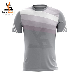 Maillots de football personnalisés par sublimation avec numéro et logo personnalisés, respirants, séchage rapide, 100% polyester, unisexe, vente en gros - Product Image 1