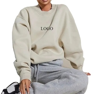 Sweat-shirts oversize tendance pour femmes, sweats à capuche en polaire, pulls à col rond, sweat-shirts en coton pour femmes 2026 - Product Image 5