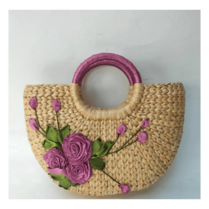 Bolso de Jacinto de Agua, fibra natural de jacinto de agua, adecuado para bolsos de estilo de vida y uso casual, Vietnam - Product Image 4