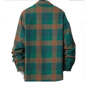 Camisa de Franela para Hombre de Alta Calidad, Cómoda, Transpirable, Antibolitas, de Secado Rápido, Estilo Único, Última Moda, Talla Grande, Informal - Product Image 2