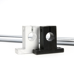 Support vertical pour axe linéaire, bloc de guidage coulissant, support fixe en aluminium, boîtier de roulement SK30 - Product Image 1