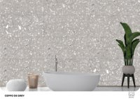 Carreaux de porcelaine modernes écologiques 600x1200, aspect marbre, longue durée de vie, imperméables, pour murs de salle de bain élégants