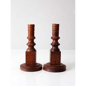 Portavelas de madera hecho a mano superior, soporte de candelita para decoración de iluminación del hogar, soporte de candelita, regalos de boda, soporte de vela de madera - Product Image 4