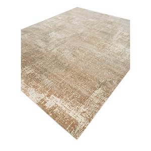 Tapis en laine noué à la main Uvenuti Gold AKWL-13025, grand rectangle abstrait pour la maison, le salon, le couloir, technique de tissage plat, viscose - Product Image 2