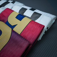 Camiseta de Fútbol Retro Vintage Personalizada 100% Poliéster, Conjuntos de Uniformes de Fútbol