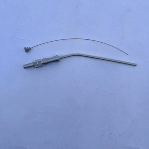 Tube d'aspiration dentaire Frazier 1.5mm pointe en titane coudée oreille nez et gorge tubes neurochirurgicaux dans les commandes en gros - Product Image 6