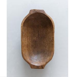 ชามแป้งไม้ทรงยาวสำหรับตกแต่งดอกไม้ชามไม้ - Product Image 4