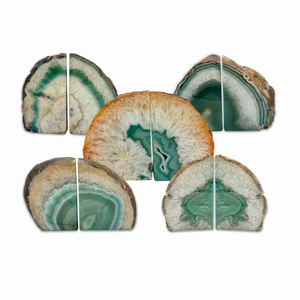 Sujetalibros de piedras preciosas teñidas de alta calidad de Alif Crystal y Agate - Product Image 3