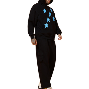 Survêtements de sport 100% coton personnalisés pour hommes imprimés vêtements d'entraînement de jogging pour les vêtements de sport de course d'hiver - Product Image 3