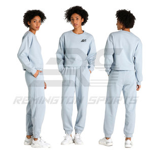 ชุดวิ่งออกกําลังกายผู้หญิงแบบกําหนดเองคุณภาพสูง ชุดวอร์มพร้อมชุดออกกําลังกายขายส่ง ปรับแต่งชุดเหงื่อผู้หญิง - Product Image 1