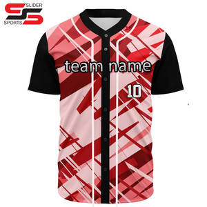 Jersey de béisbol de alta calidad personalizado al por mayor para hombres uniforme de béisbol cómodo y camisa de béisbol absorbente de sudor - Product Image 4