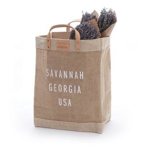 Bolsa de yute de arpillera con logotipo impreso duradero de comestibles respetuosa con el medio ambiente reciclable personalizada de calidad superior - Product Image 5