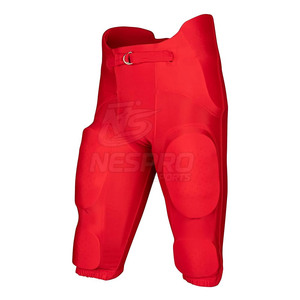 OEM Customized <b>Padded</b> Shorts Spandex Sportwear Adult Size Breathable American Football Full Padding Set Durable 100% Polyester - Product Image 3