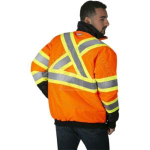Meilleure veste de sécurité légère à haute visibilité, style unique, veste LED lumineuse pour rave d'hiver, ANSI Classe 1 2 - Product Image 5