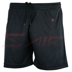 กางเกงขาสั้นออกกำลังกายผ้าแคนวาสปักโลโก้ตามสั่งสำหรับผู้ชาย ผ้าฝ้าย 100% สไตล์ลำลอง ใส่เล่นกีฬา ฟิตเนส วิ่ง ออกกำลังกาย ระบายอากาศได้ดี ลายเรียบ - Product Image 3