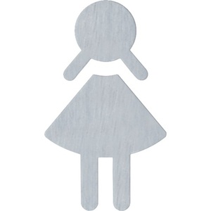 HEWI Symbol Woman 710XA.150.2 ตัวกั้นลม สแตนเลสสตีล 87 มม. กว้าง 150 มม. สูง 1.5 มม. หนา - Product Image 1